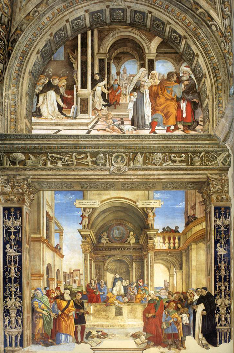 right wall of the carafa chapel